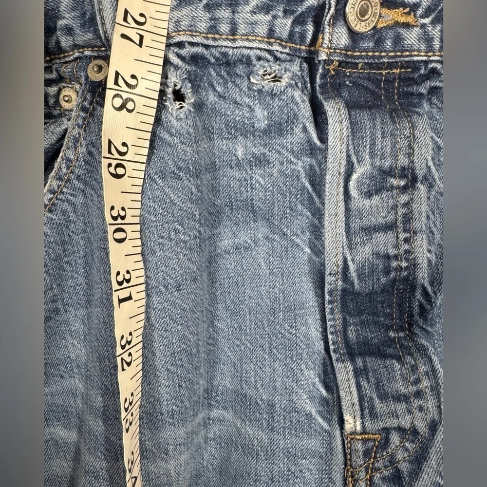 Levi’s Men’s 501 Original Fit Button Fly 100% Cotton Worn In Blue Jeans Size 38